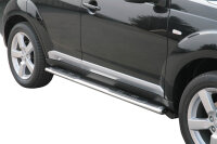 Schwellerrohr mit Tritt (oval) Mitsubishi Outlander 2007...