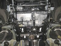 Unterfahrschutz VW Crafter Heckantrieb/4WD Allrad | 2017- | Kardanwellenhalterung | Stahl 2,5 mm