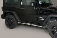 Schwellerrohr mit Alutritt Jeep Wrangler 2011 - heute 3...
