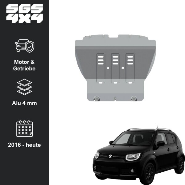 Unterfahrschutz Suzuki Ignis | 2016 - | Motor & Getriebe | Alu 4 mm