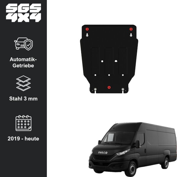Unterfahrschutz Iveco Daily | 2019 - | Automatikgetriebe | Stahl 3 mm