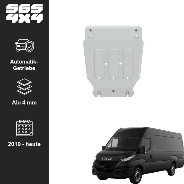 Unterfahrschutz Iveco Daily | 2019 - | Automatikgetriebe | Alu 4 mm