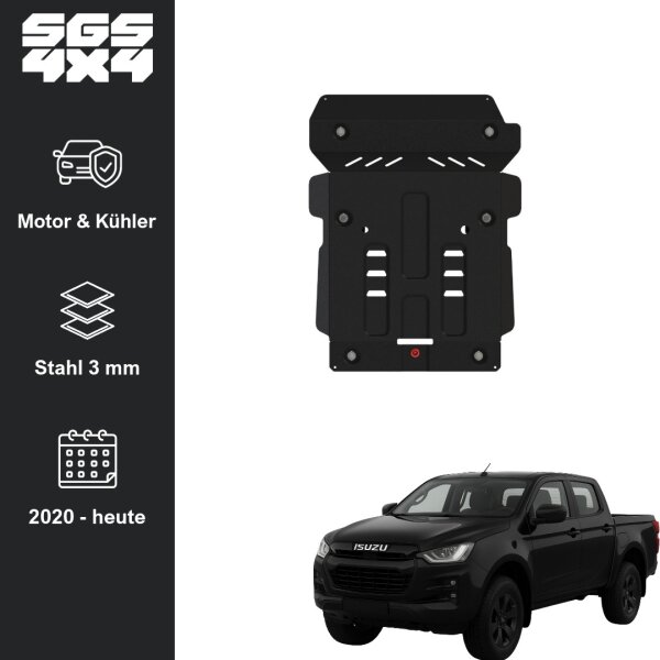 Unterfahrschutz Isuzu D - Max | 2020 - | Motor & Kühler | Stahl 3 mm