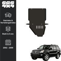 Unterfahrschutz Toyota Land Cruiser 120 / Prado für 24. 0753 | 2002 - 2009 | Getriebe & Verteilergetriebe | Stahl 2,5 mm
