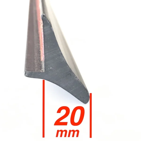 Kotflügelverbreiterung universal: 4 Stück / 20 mm breit / a 150 cm lang / zum kleben & schrauben, inkl. TÜV
