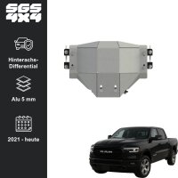 Unterfahrschutz Dodge RAM 1500 | 2021 - heute | Hinterachse | Alu 5 mm