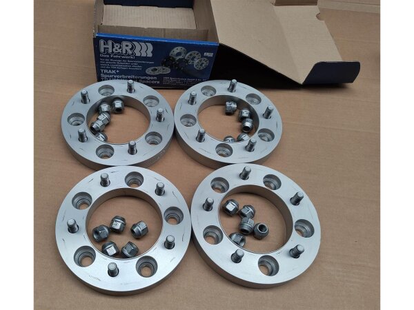 H&R Spurverbreiterung kompletter Satz VA/HA, ALU 28mm pro Seite / 56 mm pro Achse für Suzuki Jimny GJ/HJ
