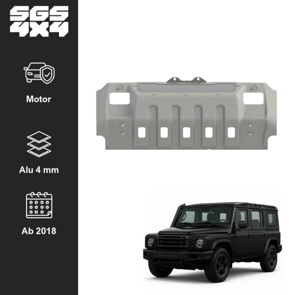 Unterfahrschutz Ineos Grenadier | 2022 - | Motor | Alu 4 mm