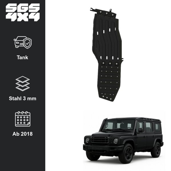 Unterfahrschutz Ineos Grenadier | 2022 - | Tank | Stahl 3 mm