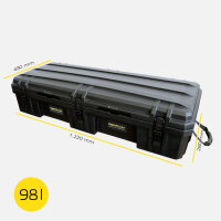 Transportbox 98L mit Organizer