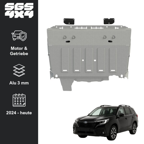 Unterfahrschutz Subaru Forester | 2024 - | Motor |  Alu 3 mm