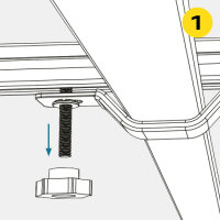Dachzelt LockMagnet Diebstahlsicherung (2x Set | 4x Stk.)