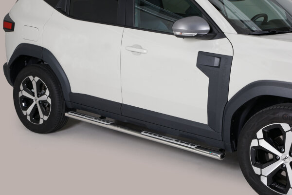 Trittbretter DACIA Duster 2024 - heute ø ovale poliert