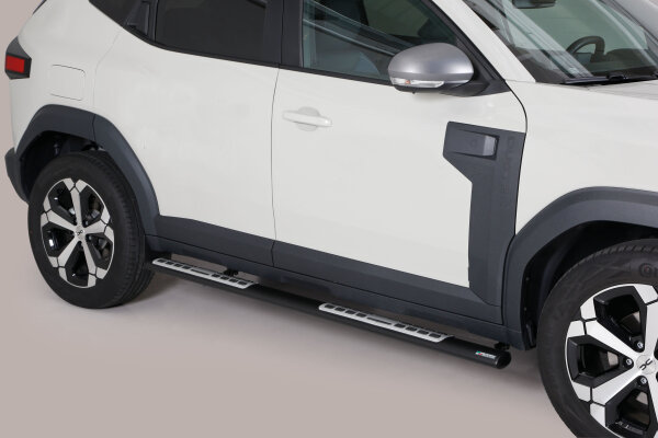 Trittbretter DACIA Duster 2024 - heute ø ovale schwarz