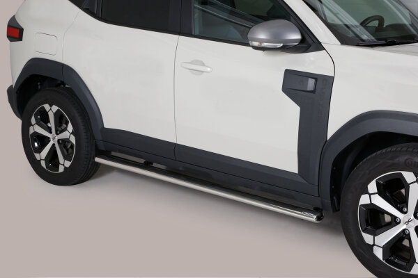 Trittbretter DACIA Duster 2024 - heute ø ovale poliert