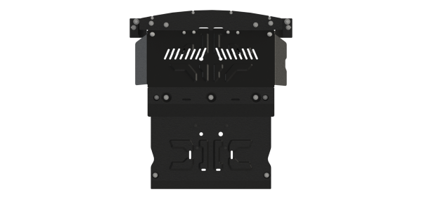 SGS 4x4 BLACK LINE Unterfahrschutz SET Mercedes Sprinter 907 4x4 / 4matic | 2022 - heute | Motor & Getriebe, Verteilergetriebe, Tank und Hinterachsdifferential | Alu 6 mm schwarz pulverbeschichtet